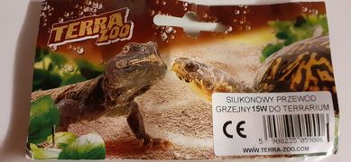 Silikonowy przewód grzejny 15W terrarium nowy