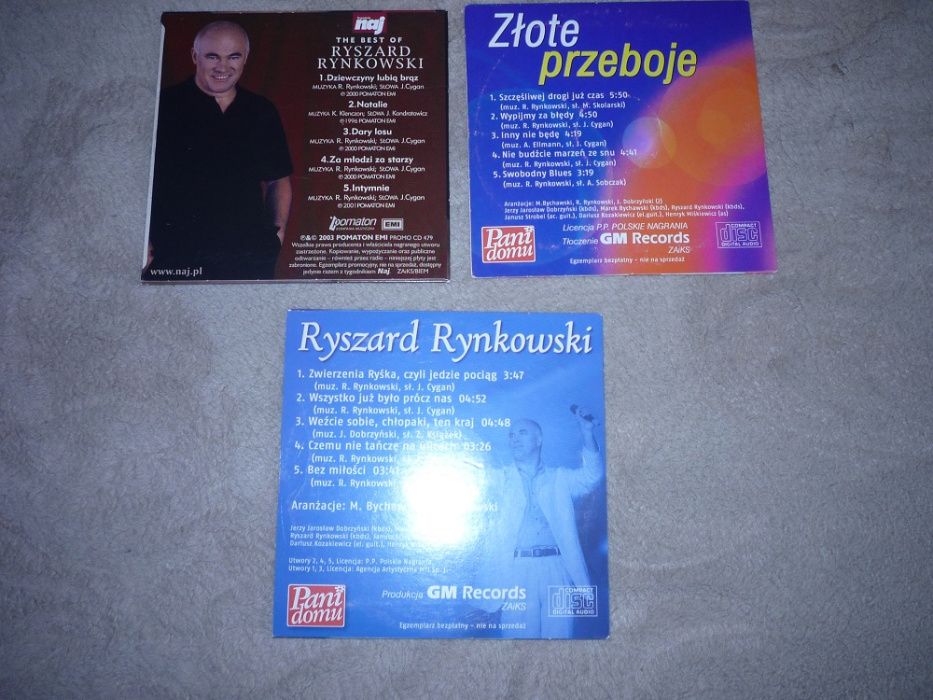 płyty cd Ryszard Rynkowski