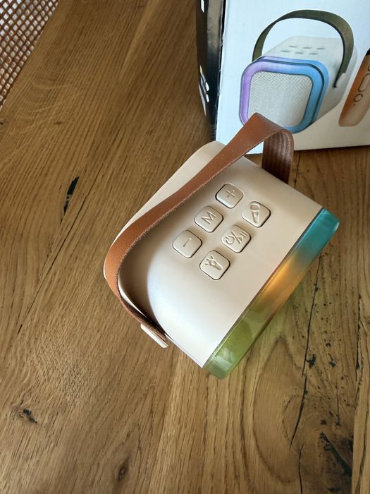 Głośnik Bluetooth Led plus Mikrofon Karaoke! Nowy!