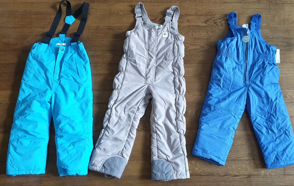 детский зимний комбинезон полукомбинезон  штаны брюки на подтяжках