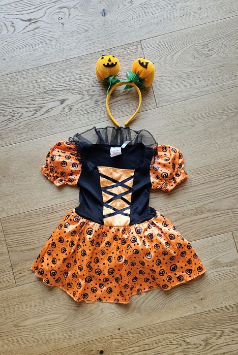Strój przebranie na halloween dynia rozmiar 92/104