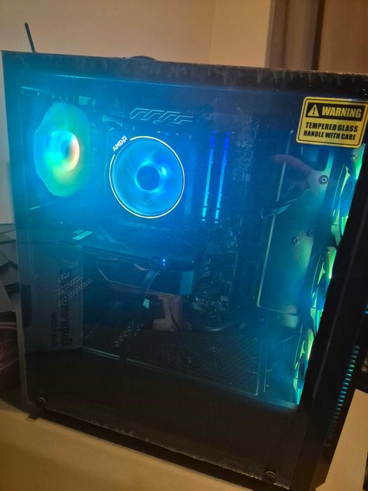 Komputer do gier Ryzen 7, 16GB DDR4, RTX 2060 6GB, 512GB SSD, aRGB LED