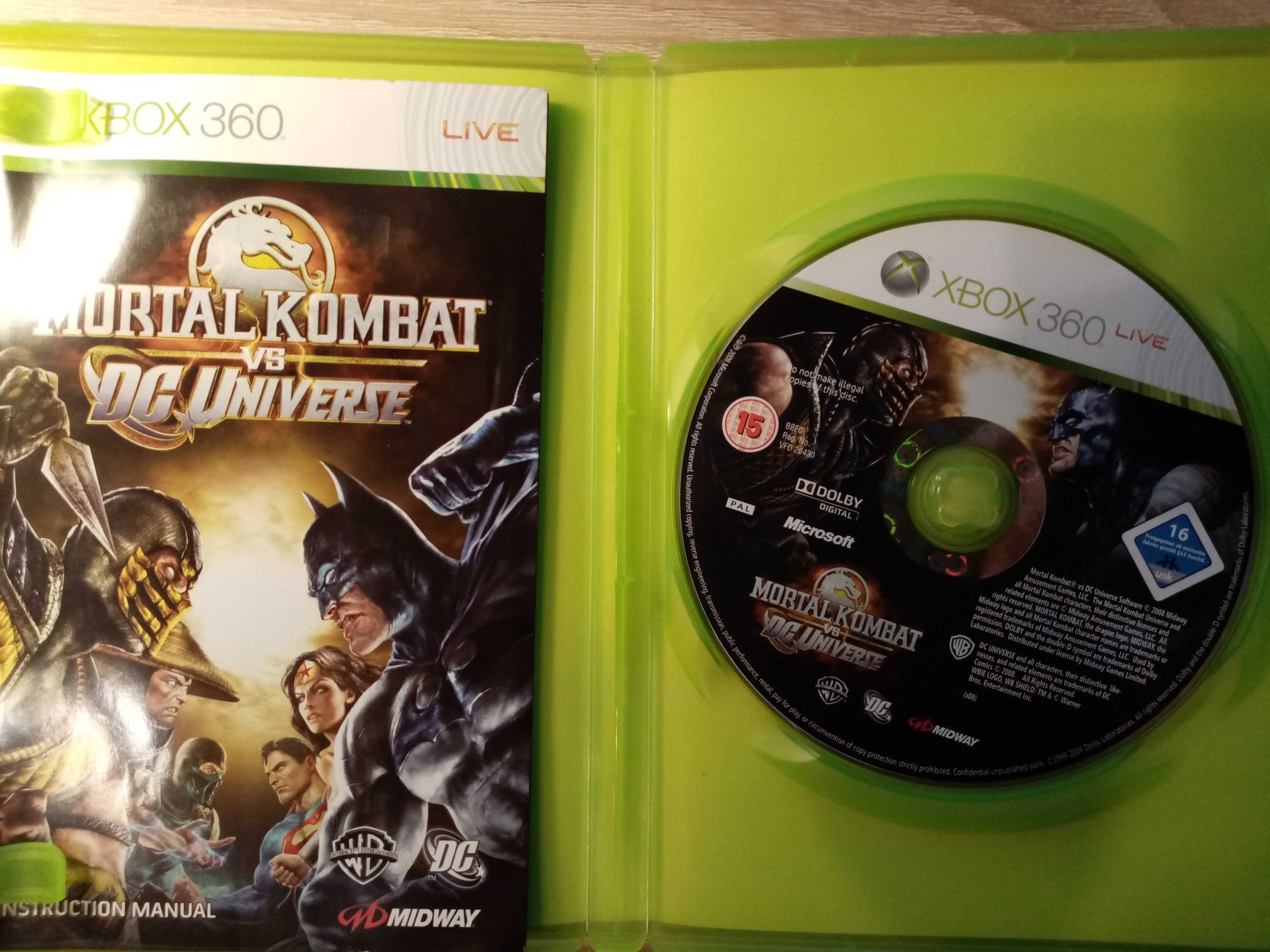 Mortal kombat vs dc universe xbox 360