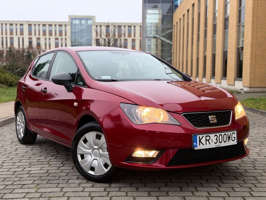 Seat Ibiza 1.4 Mpi 13/2014r Polift Salon Polska 1 wł od nowości auto JAK NOWE