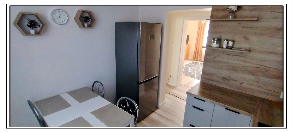 Studio dwupokojowe z aneksem kuchennym.  Wolne   od 25.08 i od 30.08.