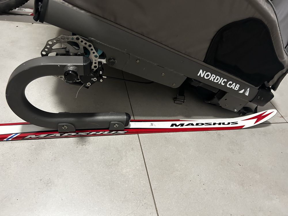Przyczepka rowerowa narciarska Nordic Cab Urban bez kół