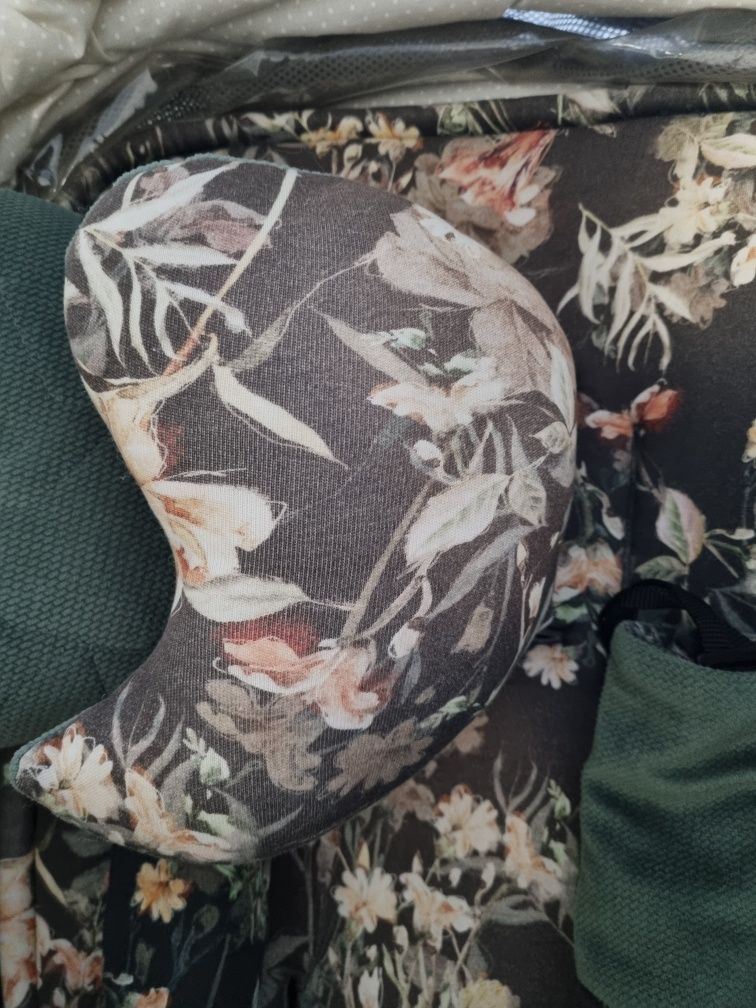 Wkładka do wózka La Millou Blooming Boutique Noir Velvet Khaki