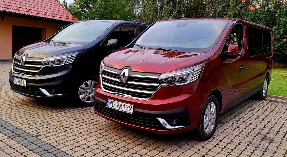 NOWY Renault Trafic LONG 9 osobowych - Wynajem busów.