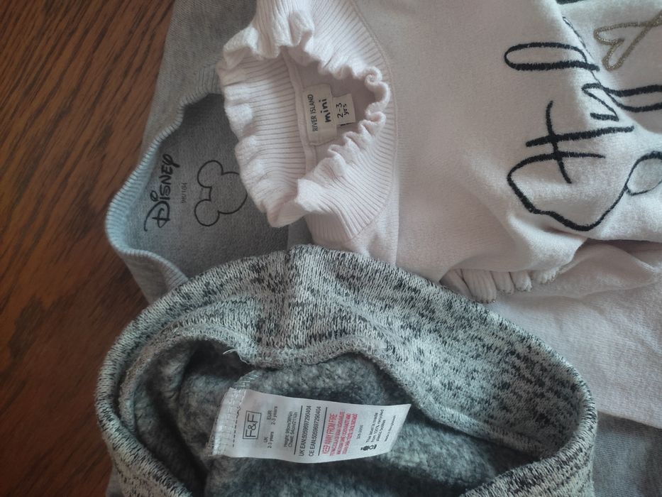 Утеплені лосини, кофти, тепле плаття одяг 98 розм. речі для дівчинки