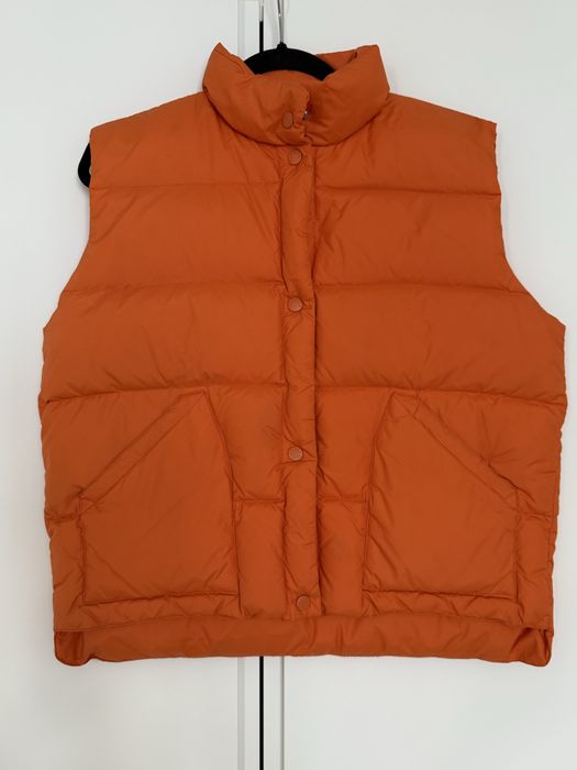 Hudson puchowa kamizelka puffer vest pomarańczowa M