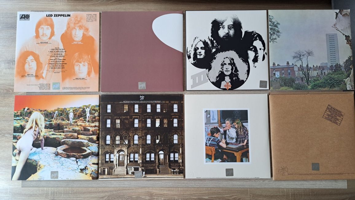 Led Zeppelin DYSKOGRAFIA Studyjna. 8 albumów. WINYL VINYL