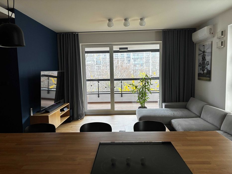 2-pokojowe mieszkanie 54m2, Saska Kępa, wysoki standard, klimatyzacja