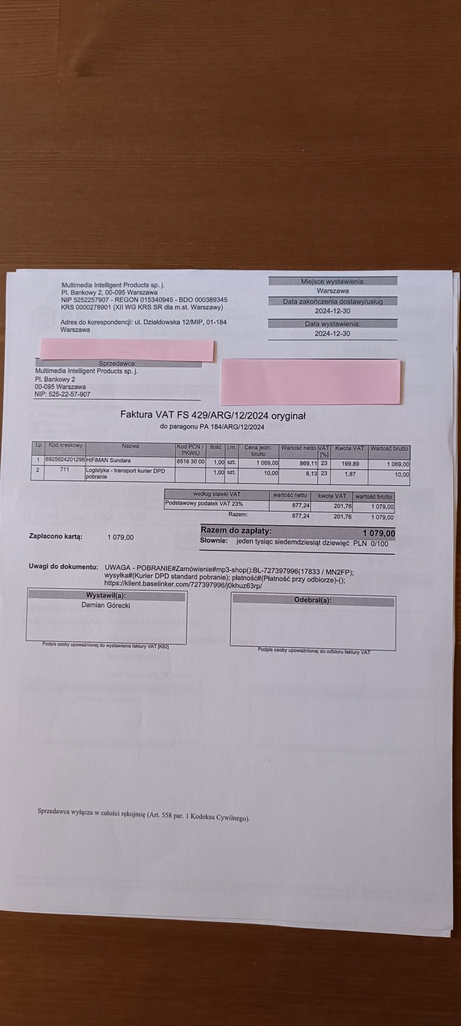 Słuchawki planarne HiFiMan Sundara.