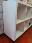 Móvel Ikea Kallax Branco Com Rodas