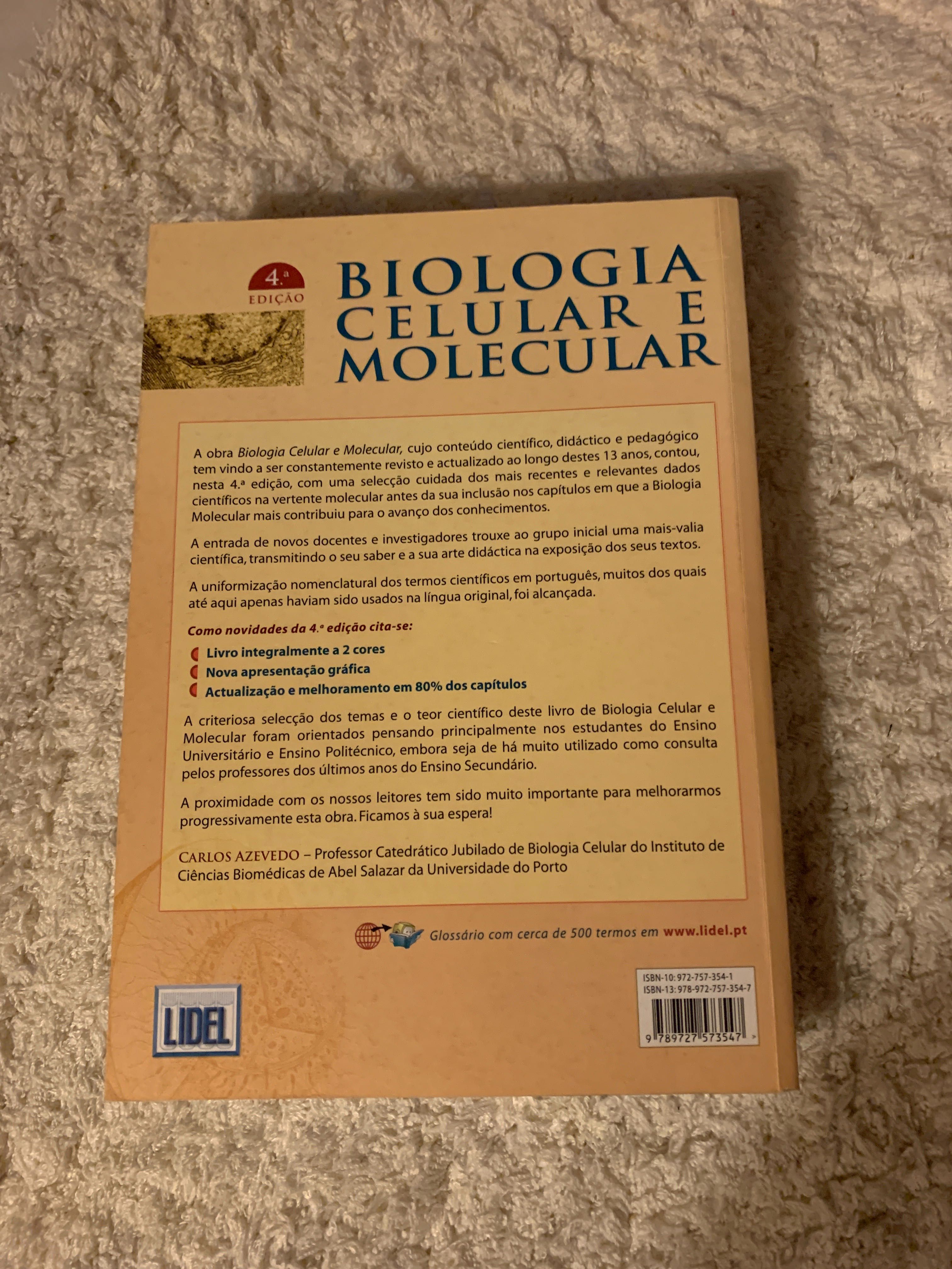 Livro Universitário - Biologia molecular e genética - Azevedo