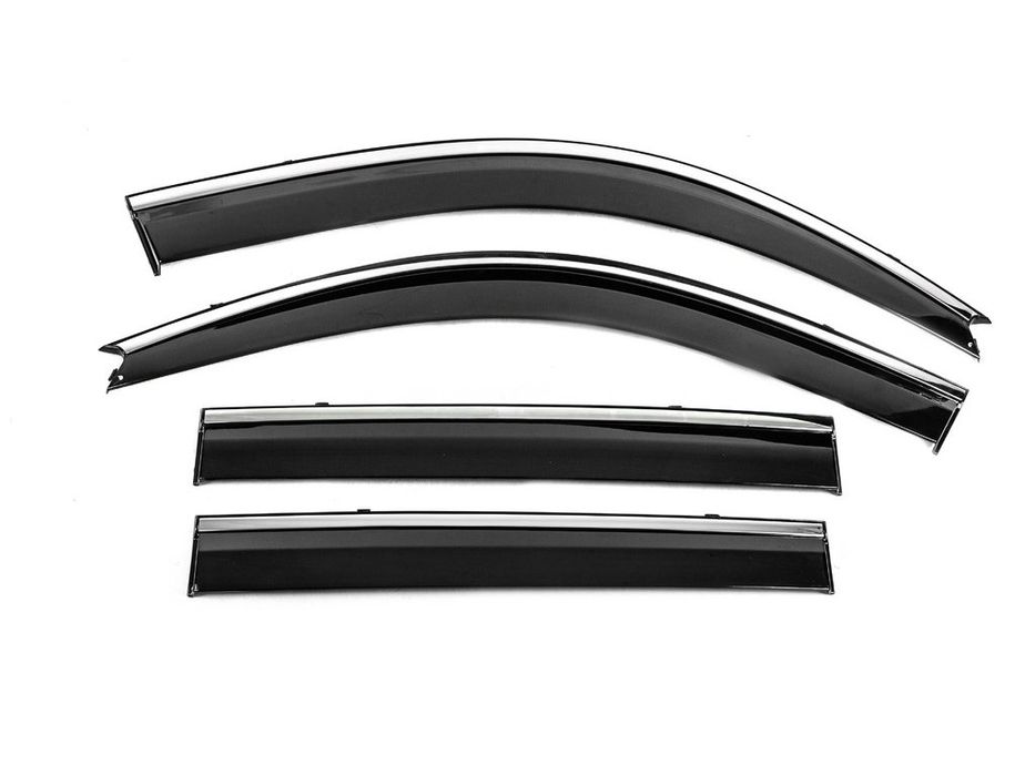 Lexus GX470 Вітровики з хромом Niken Luxury (4 шт)