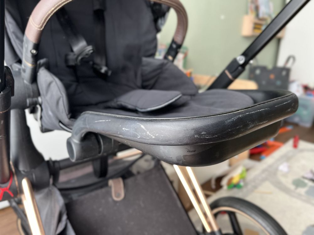 Wózek Cybex e-priam 3.0 gondola + spacerówka elektryczny