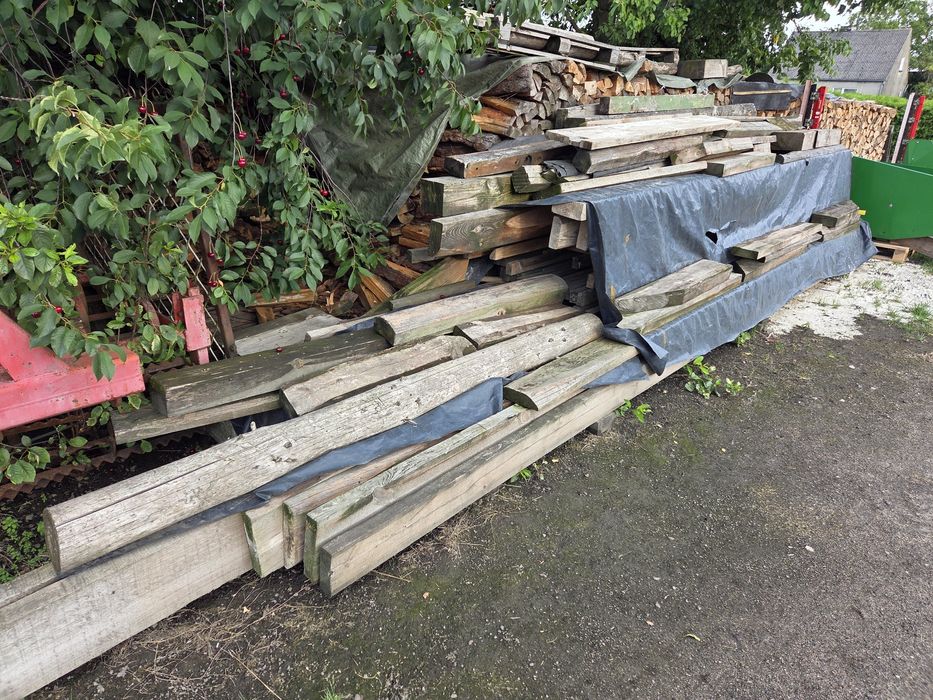 Belki deski sosnowe łaty duże, długie, suche