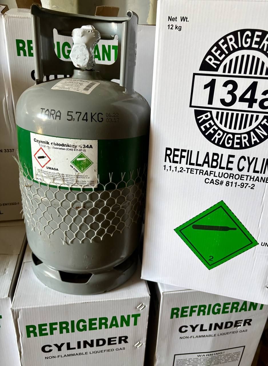 Czynniki chłodnicze R134a,R410a,R404a,R507a,R1234YF, R32