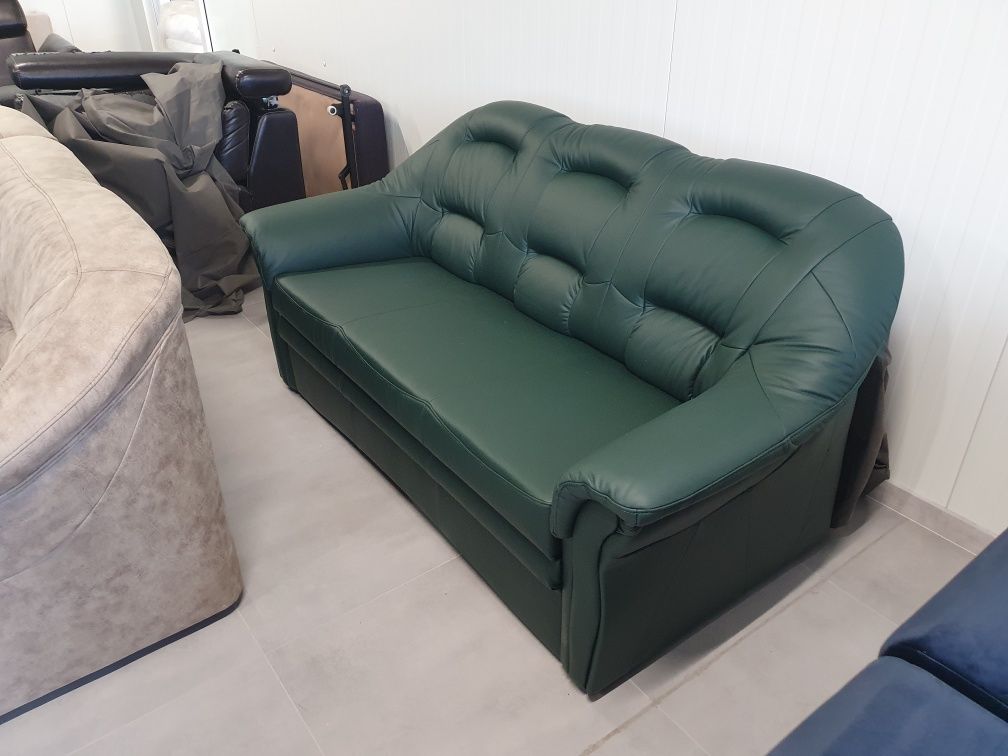 Sofa kanapa Haddon naturalna skóra