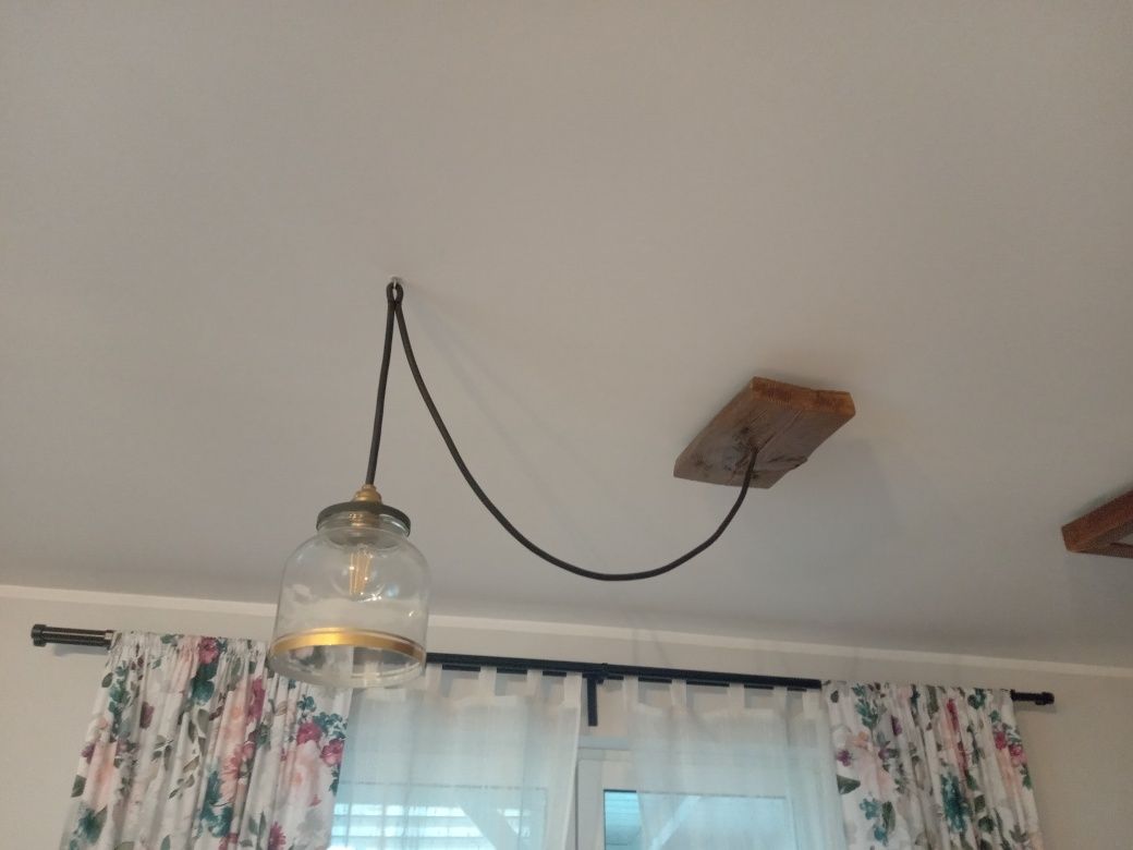 Zestaw lamp rustykalne hand made