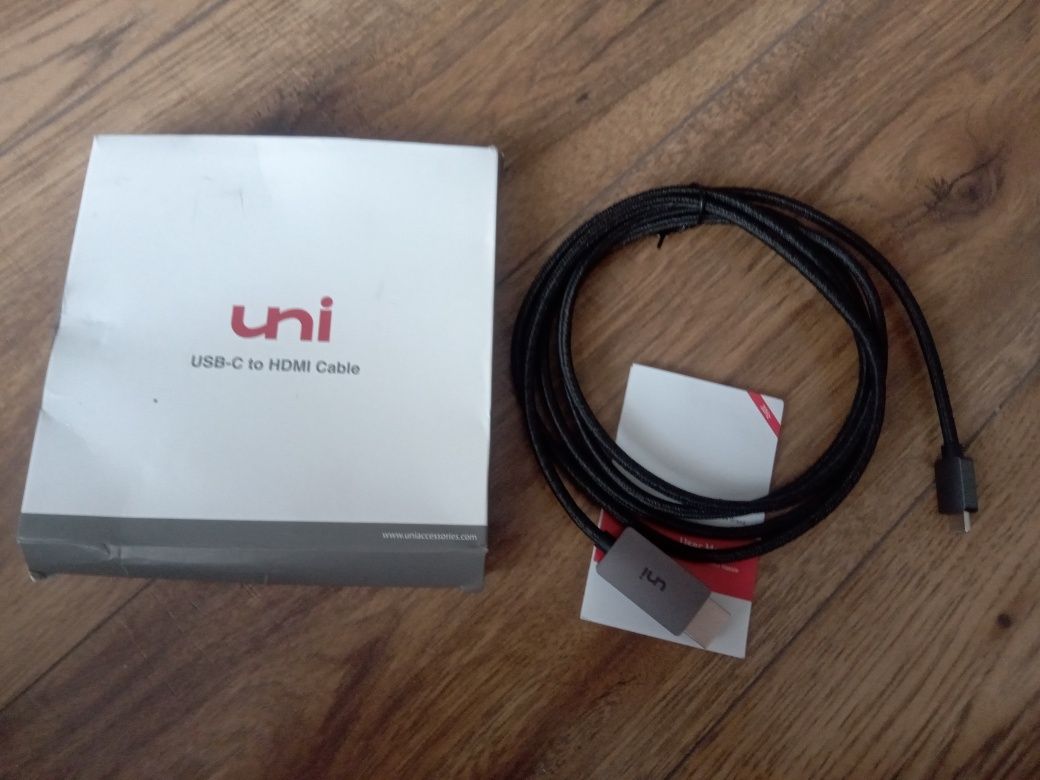 Kabel USB C do HDMI 4K, uni Kabel USB typu C do HDMI 1.8 m