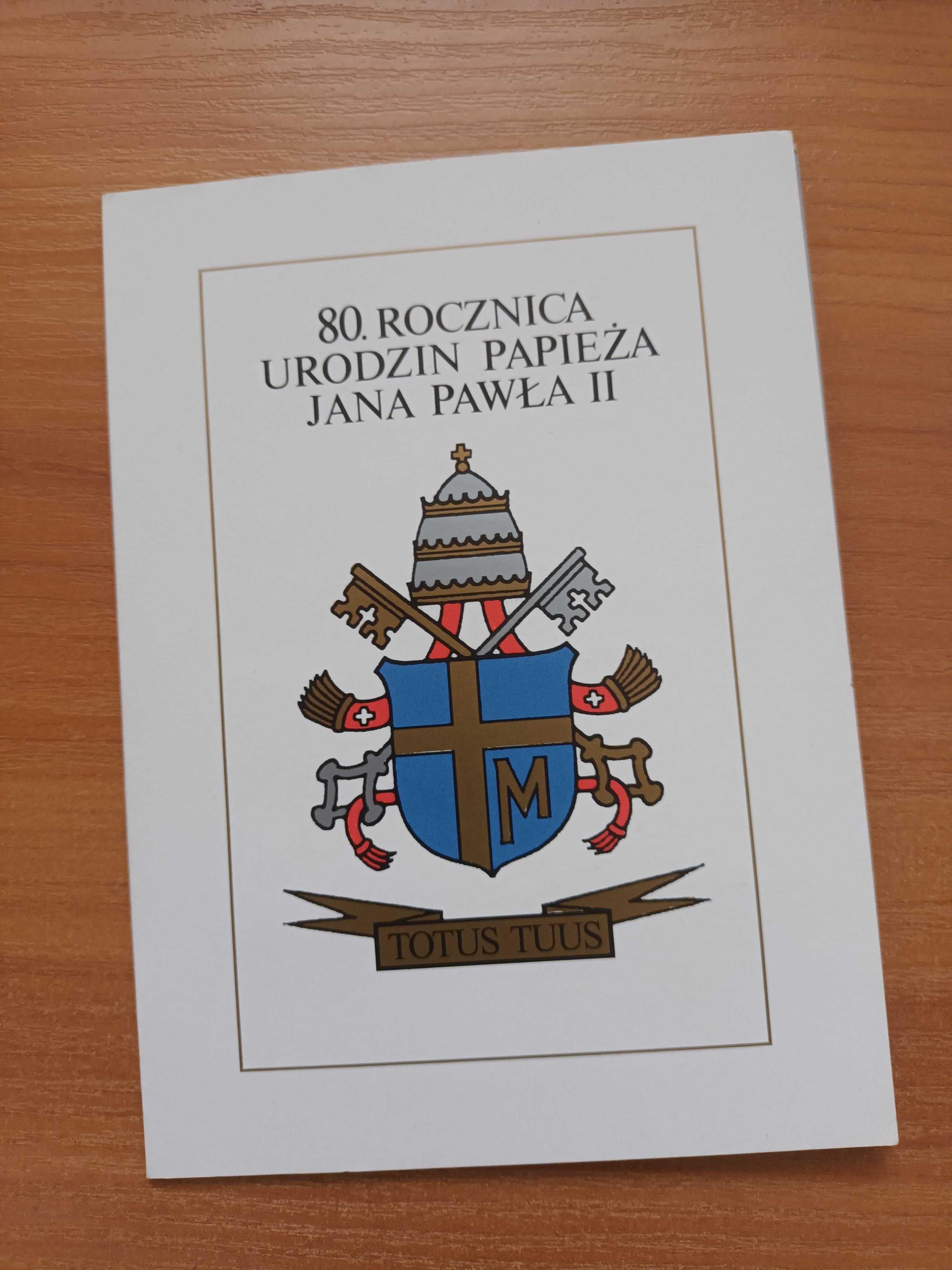 znaczki 80 Rocznica Urodzin Papieża Jana Pawła II watykańskie, polskie