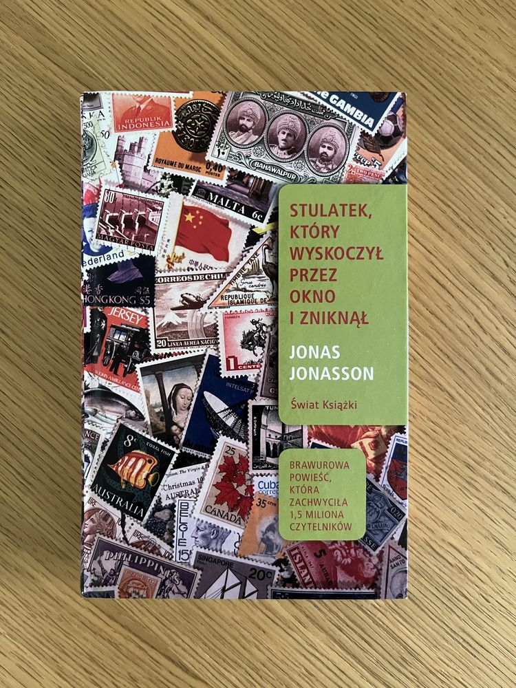 Książka „Stulatek, który wyskoczył przez okno i zniknął”