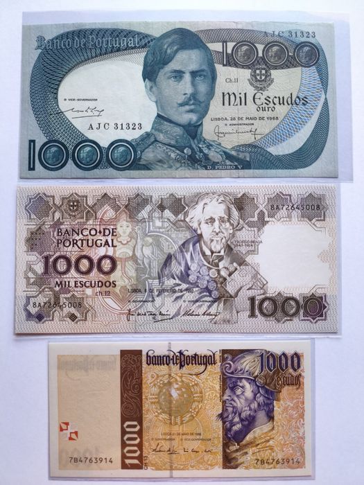 Notas de 1000 escudos