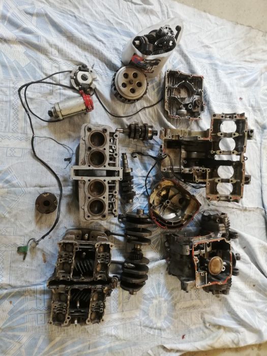 Yamaha Maxim 550 Silnik w częściach
