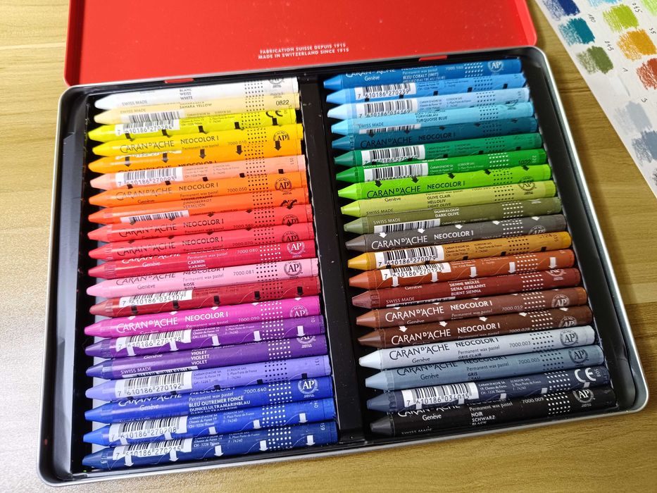 Kredki woskowe Caran D'ache Neocolor I 40 sztuk