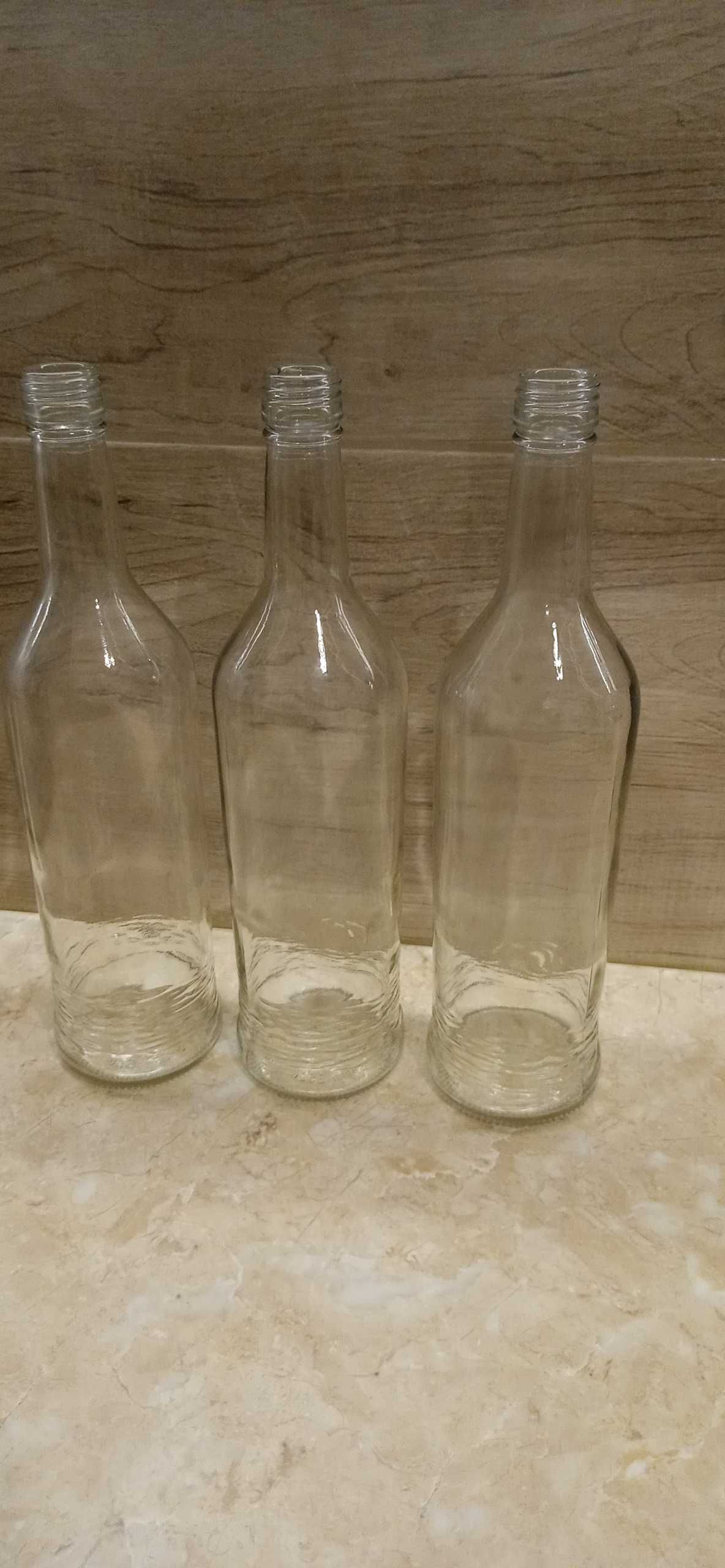 3 białe butelki - 700 ml