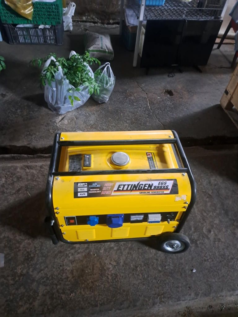 Agregat prądotwórczy Ettingen EGS 800X6 6,7kW 400V, 3,8kW 230V