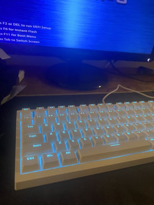 Клавіатура ajazz 820 синя