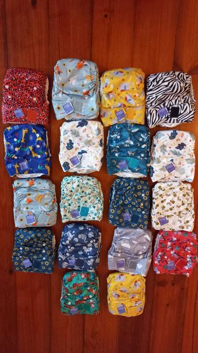 Fraldas reutilizáveis bambino mio novas