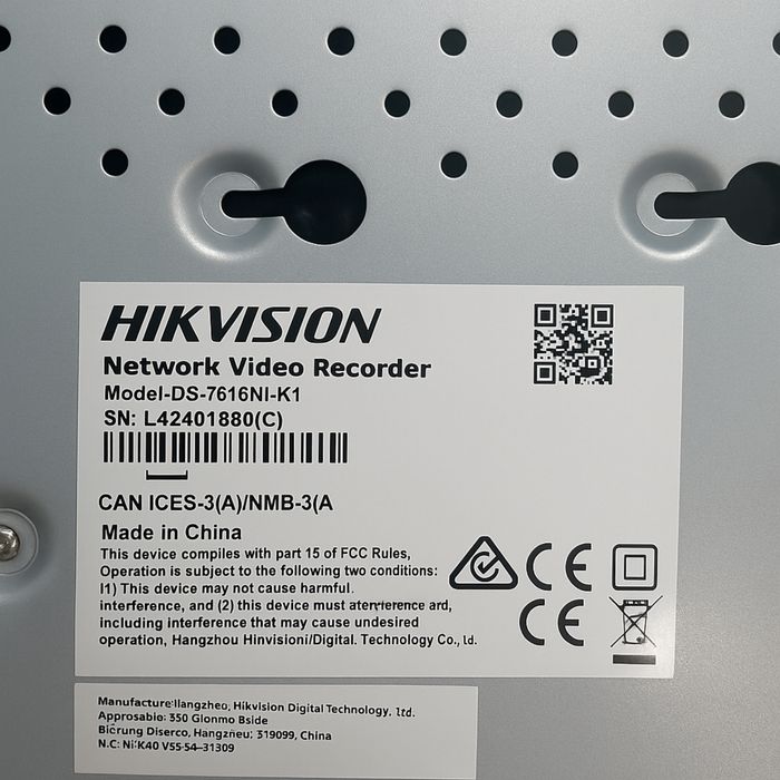 Rejestrator sieciowy Hikvision DS-7616NI-K1