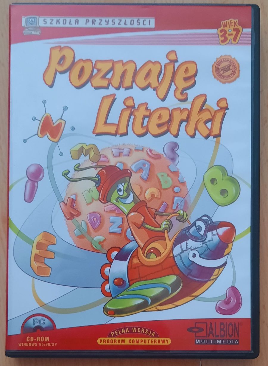 Poznaję literki Poznaję cyferki Program edukacyjny CD