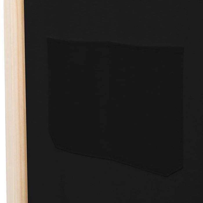 Vidaxl Parawan 4-Panelowy, Czarny, 160X170X4 Cm, Tkanina