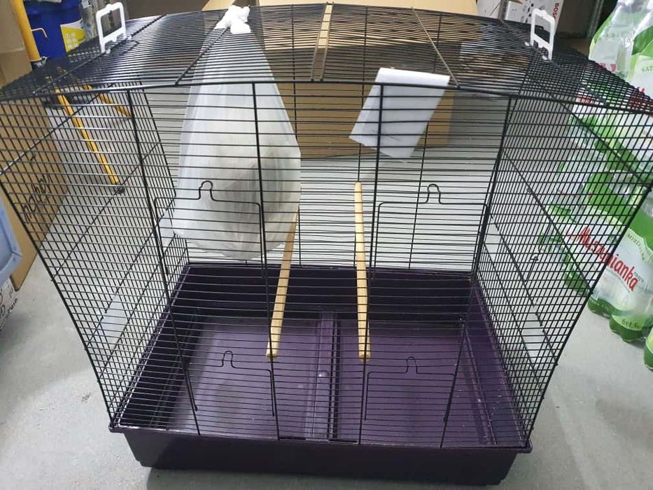 Duża przestronna klatka XXL dla ptaków dla kanarka papug