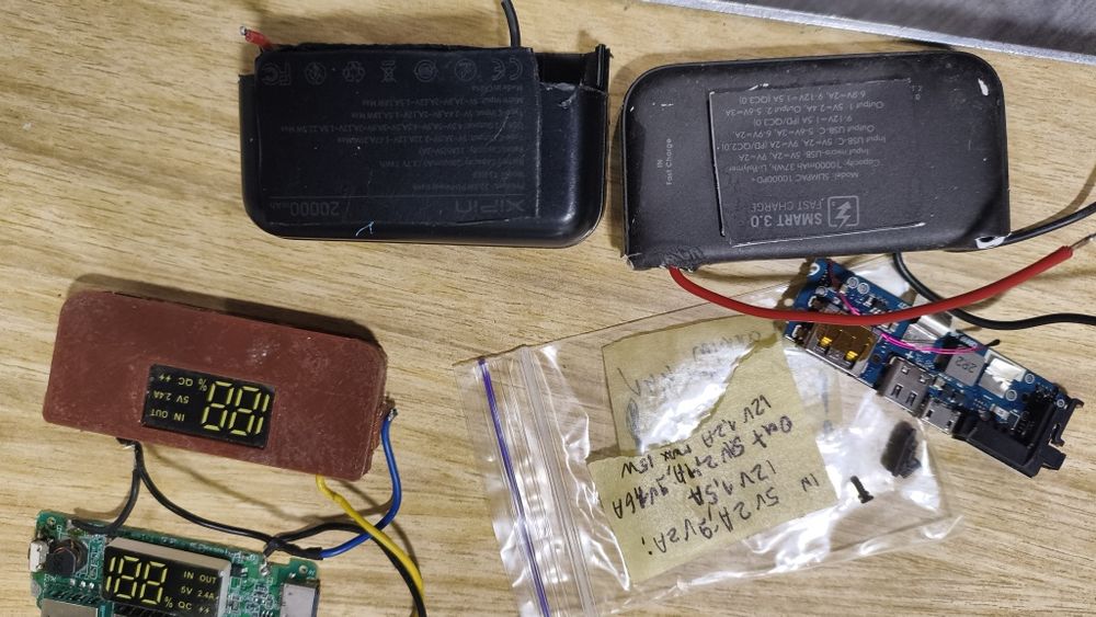Платы от повербанков powerbank qc pd