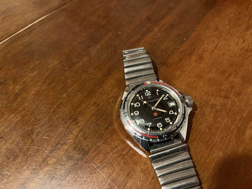 Wostok Vostok Komandirskie Amfibia CCP zegarek kolekcjonerski