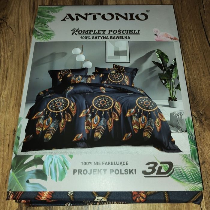 Komplet Pościeli Łapacz Snów Granatowy 160x200