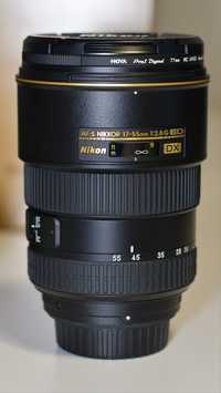 Nikon AF-S DX 17–55 mm f/2.8G ED - stan idealny.