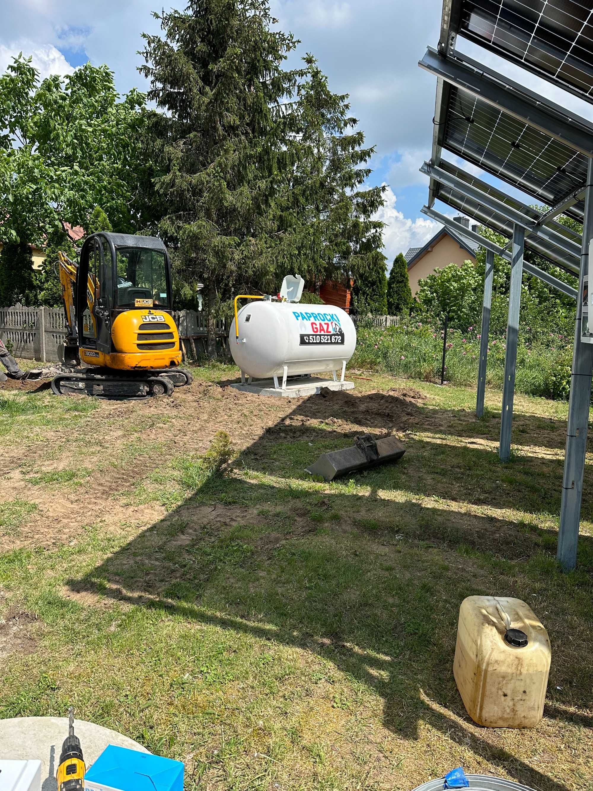 Zbiornik na gaz płynny LPG 2700L naziemny