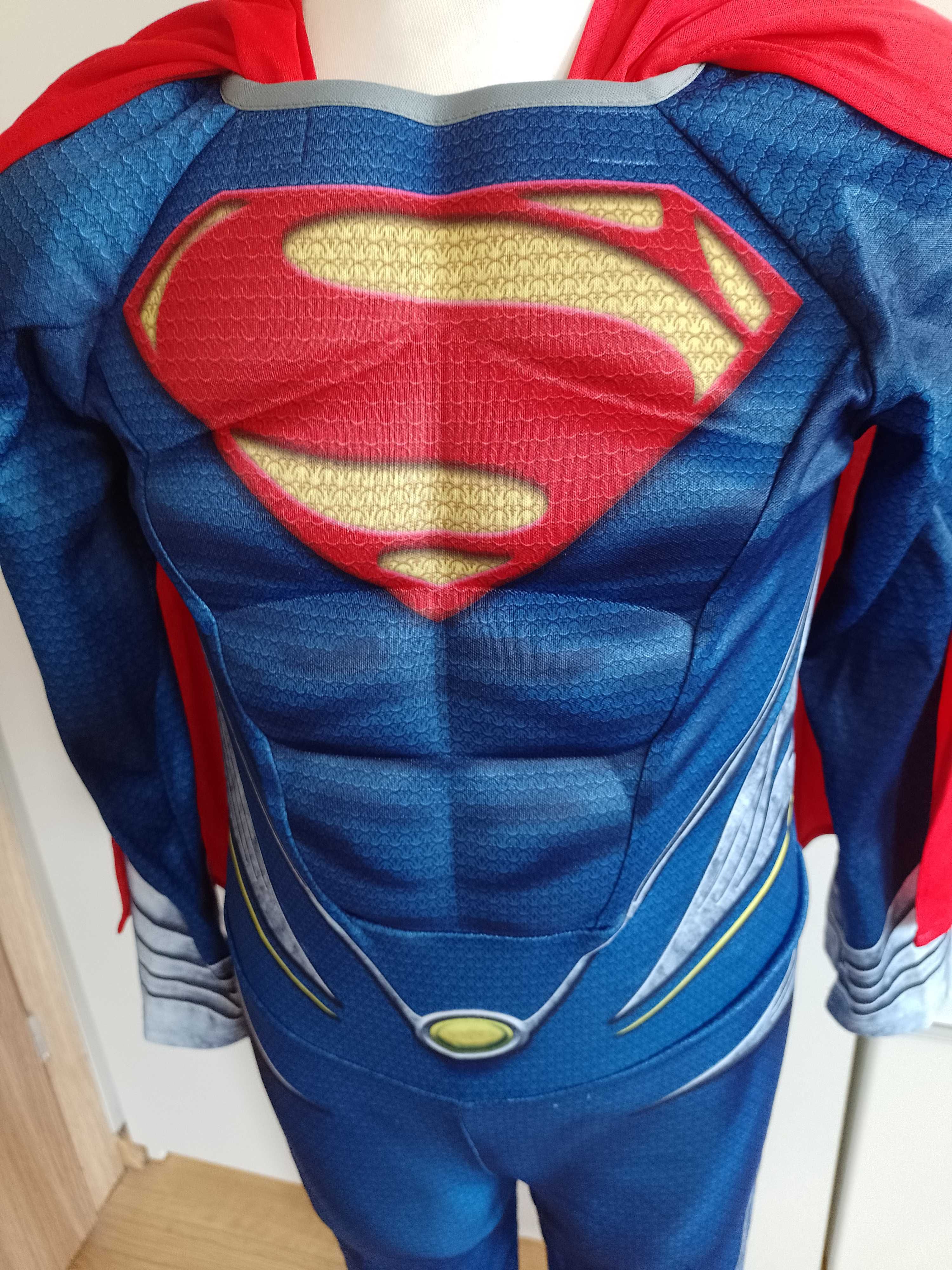 Strój karnawałowy SUPERMAN AVENGERS mięśnie przebranie 122/128 (4)