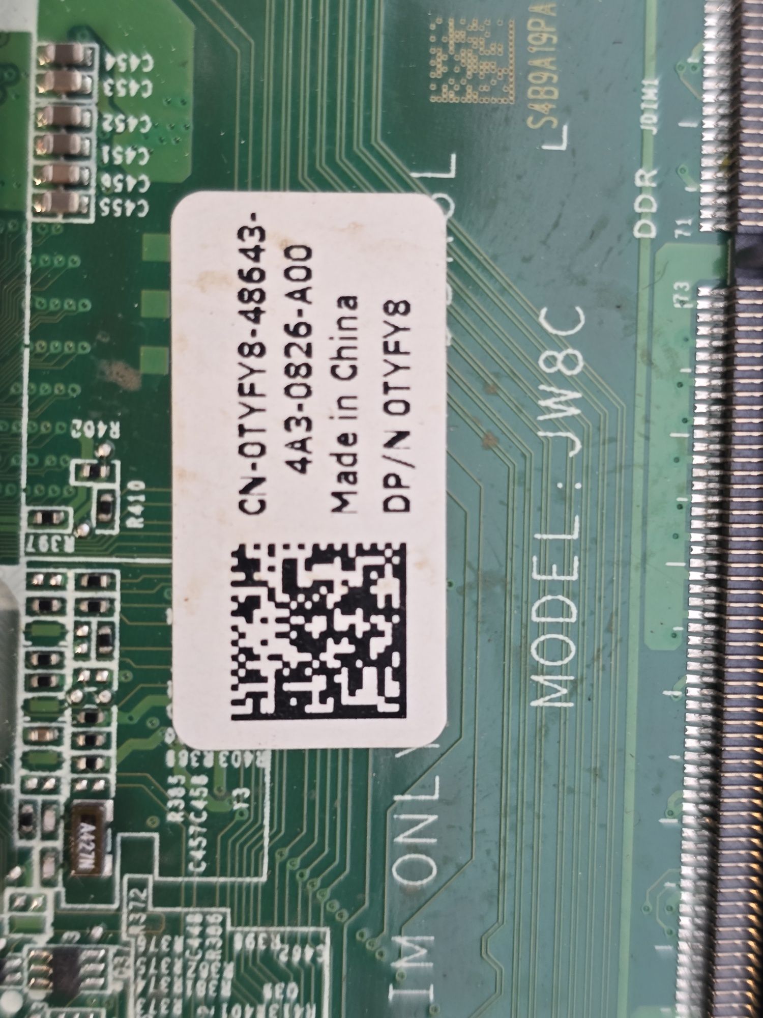 Laptop dell na części