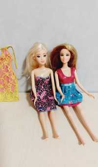 Zestaw dwie Barbie lalki lalka dla dziewczynki blondi