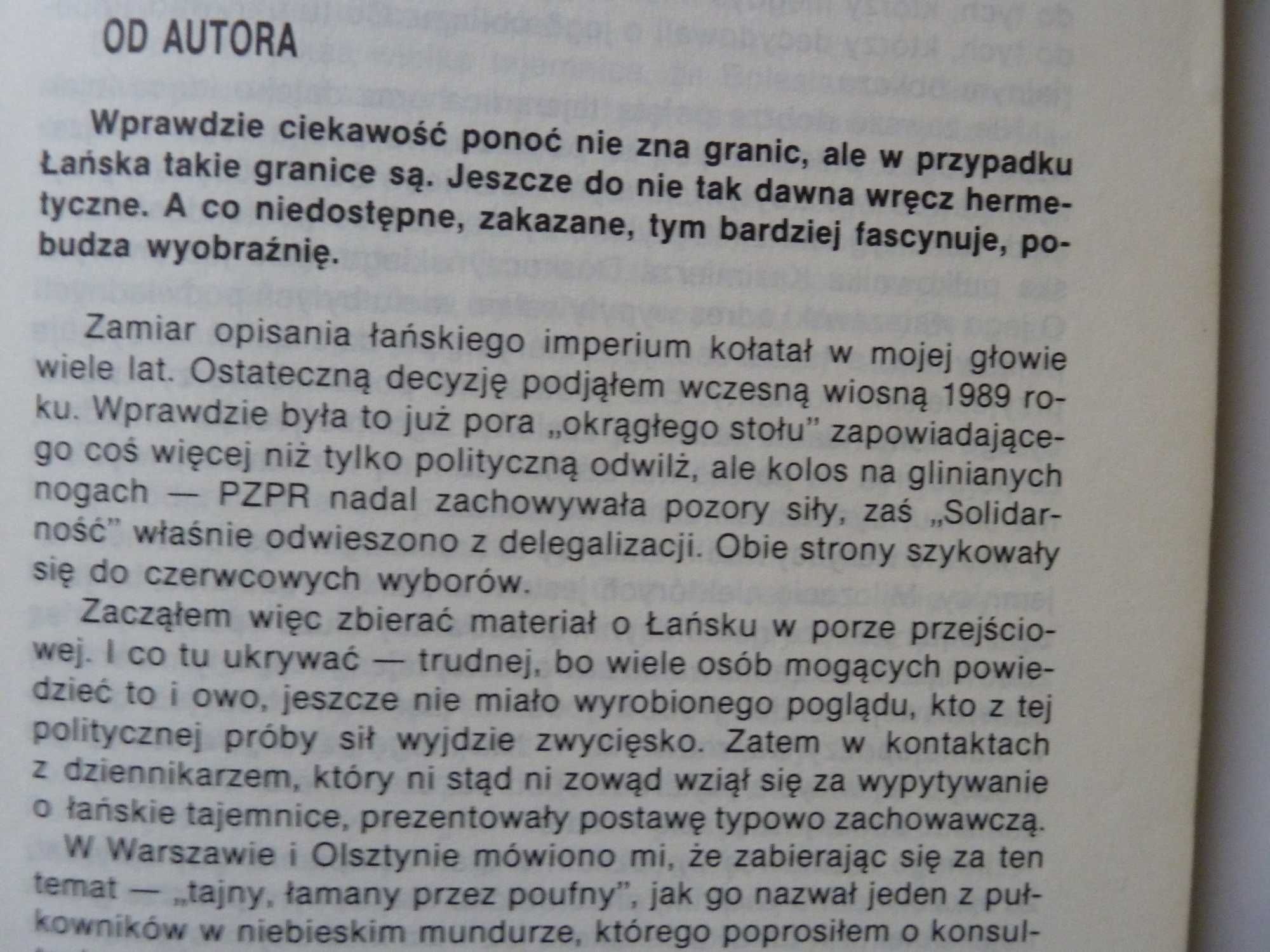 Łańskie imperium  Wiesław Białkowski