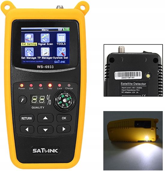 Miernik Satelitarny Ws-6933 Dvb-S Dvb-S2 Satlink