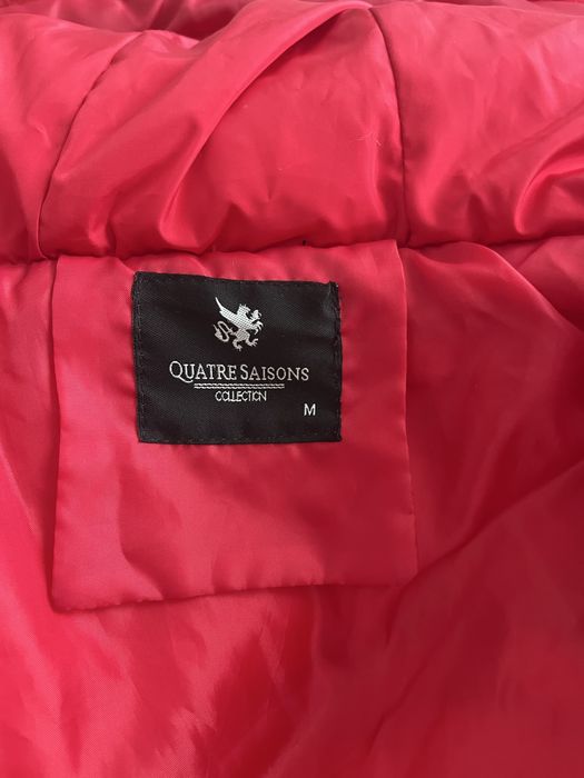 czerwona kurtka puchowa